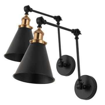 Rover 7" Adjustable Arm Metal LED Wall Sconce